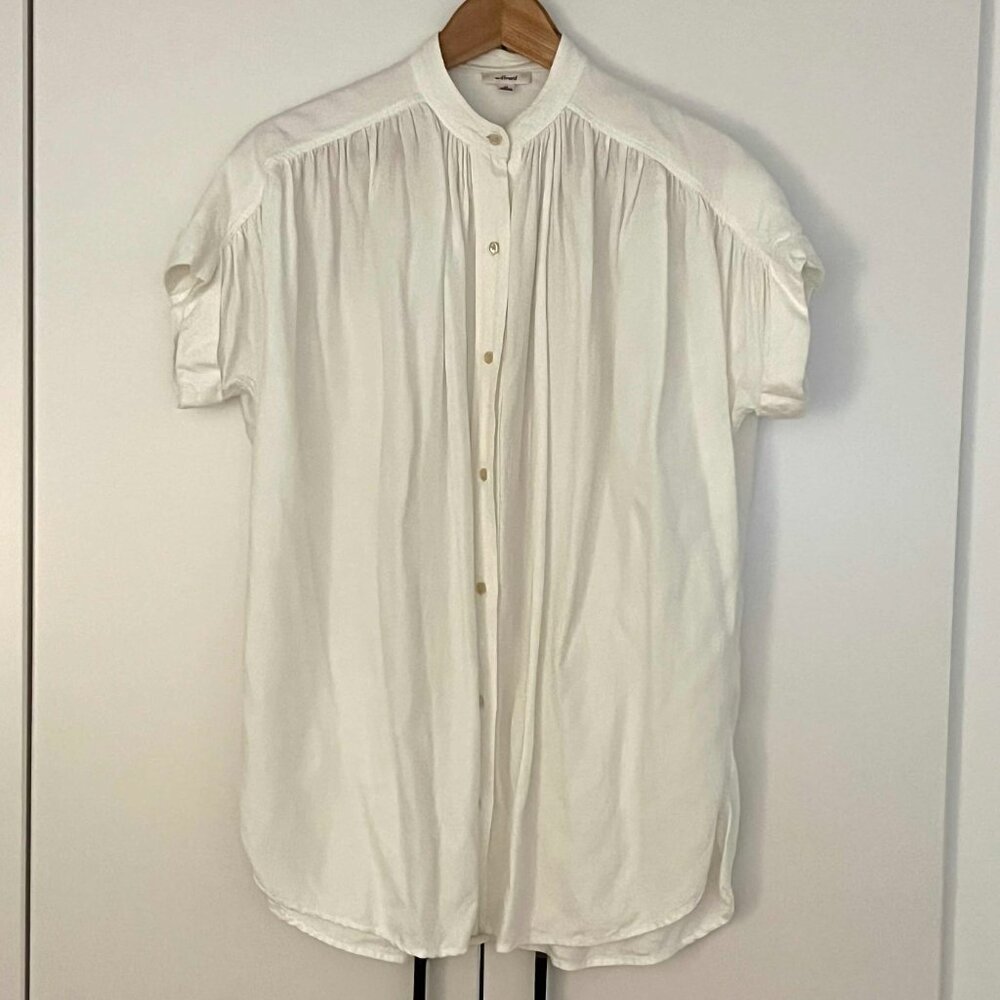 Wilfred Aritzia Bertillion White Blouse XS
